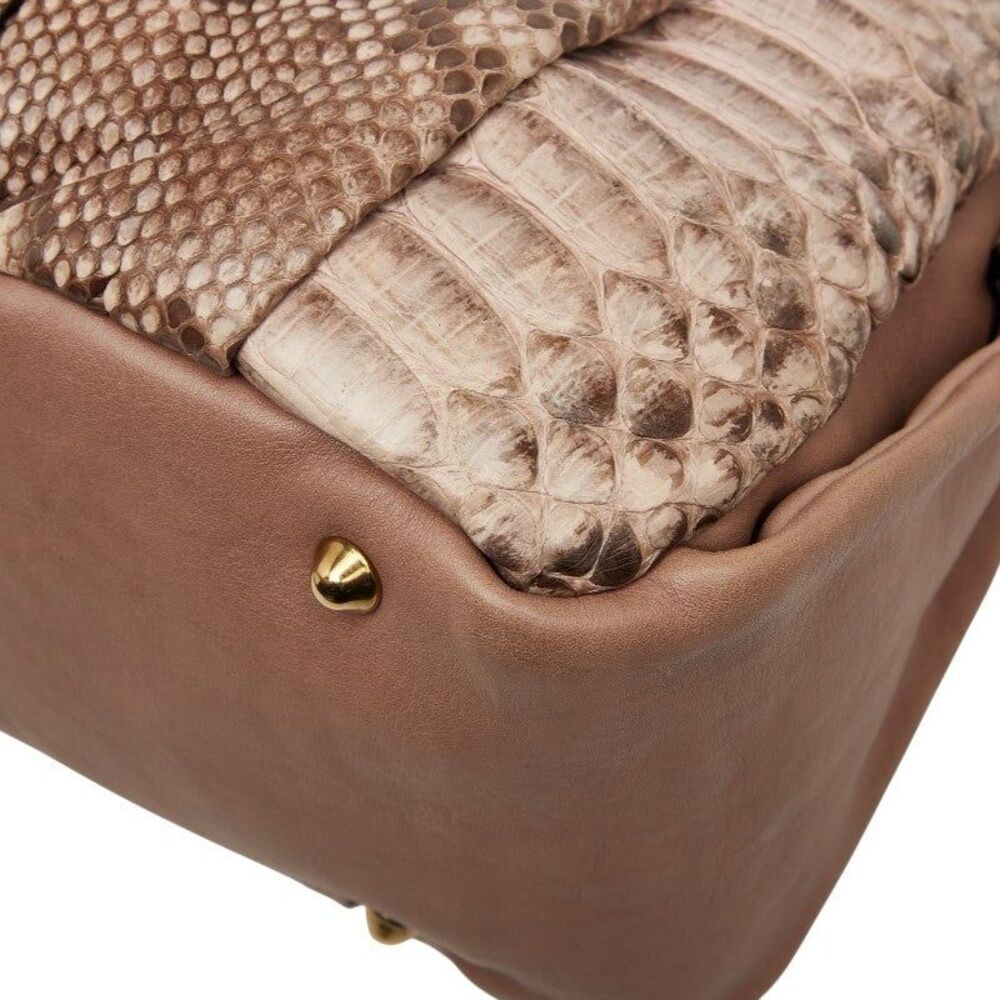 Chloe Python Leather Handbag - Picture 8 of 10